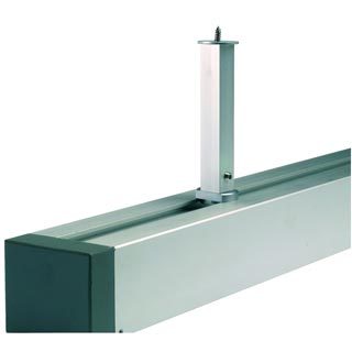 155032 Q-Line Deckenhalter, Basic, Marbel