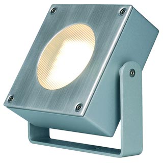 111522 QUADRASYL 44 B светильник на скобе IP44 для лампы GX53 9Вт макс., серебристый / сталь, Marbel