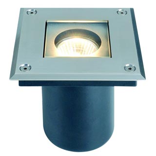 228218 ADJUST QUADRO GU10 светильник встраиваемый IP67 для лампы GU10 35Вт макс., сталь, Marbel