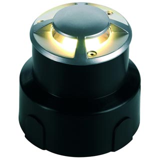 228304 AQUADOWN MICRO светильник встраиваемый IP67 для лампы MR11 20Вт макс., 4 сектора, серебристый, Marbel