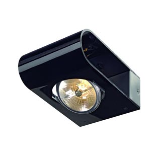 147594 RETROSIX QRB WALL светильник настенный с ЭПН для лампы QRB111 50Вт макс., черный, Marbel