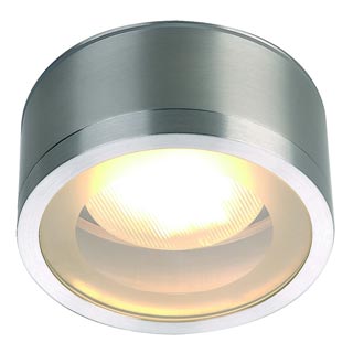230726 ROX CEILING GX53 OUT светильник потолочный IP44 для лампы GX53 9Вт макс., матированный алюминий, Marbel