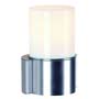Marbel 230736 ROX ACRYL SINGLE светильник настен. IP44 для лампы ELD E27 20Вт макс., матированный алюминий/ белый