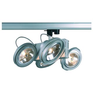 153022 3Ph, TEC 4 QRB светильник с ЭПН для 4-х ламп QRB111 по 50Вт макс., серебристый, Marbel