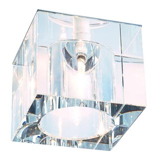 114961 YUDI светильник встраиваемый для лампы G6,35 35Вт макс., стекло прозрачное, Marbel
